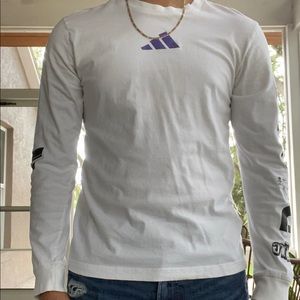 Adidas white long sleeve